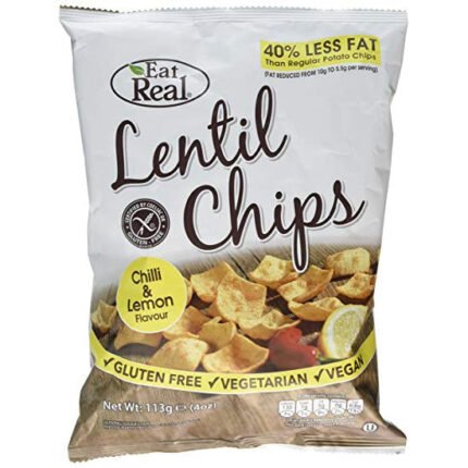 Lentil Chilli & Lemon Chips