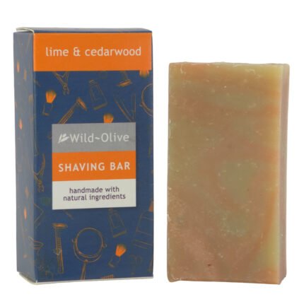 Lime & Cedarwood Shaving | 50g Soap Bar | Little Gift | Cracker Filler