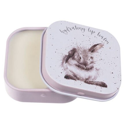 Fluffy Bunny | Wrendale Honey & Vanilla Lip Balm Tin | Cracker Filler | Little Gift