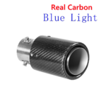 Racing Red Flame Led Exhaust Muffler Tip Carbon Fiber Racing Automobile Car Tail Pipe Light 2.5 Inch Inlet 4 Inch Outlet - Image 13
