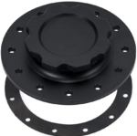 Billet Aluminum Easy Fill Fuel Cell Gas Cap With 12 Hole Cell Bung and Gasket - Image 2