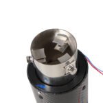 Racing Red Flame Led Exhaust Muffler Tip Carbon Fiber Racing Automobile Car Tail Pipe Light 2.5 Inch Inlet 4 Inch Outlet - Image 7