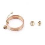 Mechanical 2'' 52mm Chrome Triple Gauge Set Water Temp Oil Pressure AMP Meter - Image 10