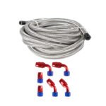 10/16/20FT 10AN CPE Fuel line Hose Braided Nylon Stainless Steel Oil Gas - Image 25