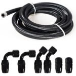 10/16/20FT 6AN CPE Fuel line Hose Braided Nylon Stainless Steel Oil Gas - Image 29