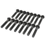Exhaust Manifold Bolt Screw Kit for Ford F250 F350 7.3L Powerstroke Diesel Engine Pack of 16