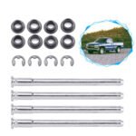 GSTP Door Hinge Pins and Bushing Kit 4 Sets For 1988-2002 Chevy GMC Fullsize Truck US - Image 2