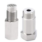 Stainless Steel Oxygen O2 Sensor CEL Eliminator Light  45°&90°& 0°   Adapter Mini Catalytic Convertor M18X1.5 Socket Plug - Image 19