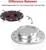 Billet Aluminum Easy Fill Fuel Cell Gas Cap With 12 Hole Cell Bung and Gasket - Image 6