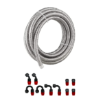 10/16/20FT 10AN CPE Fuel line Hose Braided Nylon Stainless Steel Oil Gas - Image 23