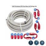 10/16/20FT 6AN CPE Fuel line Hose Braided Nylon Stainless Steel Oil Gas - Image 11