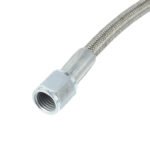 Turbo Oil Feed Line 48" Steel Braided 4AN 90 Degree Straight Hose - Image 6