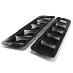 2PCS Universal Car Hood Vent Louver Scoop Cover Air Flow Intake Cooling Panel - Image 6