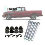 GSTP Door Hinge Pins and Bushing Kit 2 Door 4 Pin Fit for 94 - 04 Chevy GMC - Image 3