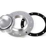 Billet Aluminum Easy Fill Fuel Cell Gas Cap With 12 Hole Cell Bung and Gasket