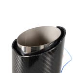 Racing Red Flame Led Exhaust Muffler Tip Carbon Fiber Racing Automobile Car Tail Pipe Light 2.5 Inch Inlet 4 Inch Outlet - Image 6