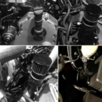 Universal 10AN Baffled Oil Catch Can Breather Can with Drain Valve 750ML Bundle and 10AN 5/8'' Fuel Line Fitting Kit Nylon Braided CPE Oil Hose - Image 15