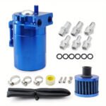 Baffled Oil Catch Can Kit Reservoir Tank with Breather Filter - Image 11