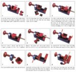 Aluminum Rotary Fuel Hose AN Fitting Installation Tool Kit, Hose and Fitting Assembly Kit, AN4 to AN12 - Image 5
