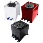 2.5 Gallon Universal Aluminum Racing Drift Fuel Cell Gas Tank + Level Sender - Image 2