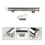 Polished Stainless Steel 20-24-32-50OZ Radiator Coolant Overflow Puke Tank Can - Image 12
