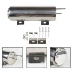 Polished Stainless Steel 20-24-32-50OZ Radiator Coolant Overflow Puke Tank Can - Image 13