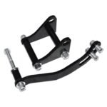 SBC Black Power Steering Pump Mounting Bracket SWP LWP Saginaw GM SB Chevy 350 - Image 3