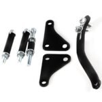 SBC Black Power Steering Pump Mounting Bracket SWP LWP Saginaw GM SB Chevy 350 - Image 4