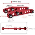 Rear Lower Control Arm Subframe Brace Tie Bar Kit For 92-95 Honda Civic EG - Image 8