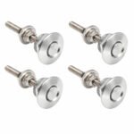 4 X Push Button Quick Release Hood Bonnet Pins Lock Clip Car Bumper Latch Kit - Image 3