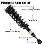 4X Front Rear Shock Absorber Strut Assys For Lexus GX470 Toyota Land Cruiser 120 - Image 4