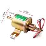 12V Universal 3-6PSI Gas Diesel Inline Low Pressure Electric Fuel Pump HEP-02A - Image 2
