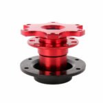 Universal Sports Steering Wheel Quick Release Snap Off Boss Kit Hub Adapter Red - Image 6