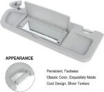 Left Driver & Right Passenger Side Sun Visor for Honda Civic 2006-2011 Light Gray 83280-SNA-A01ZC - Image 4