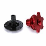 Universal Sports Steering Wheel Quick Release Snap Off Boss Kit Hub Adapter Red - Image 3