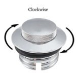 Vented Flush Mount CNC Fuel Tank Gas Cap Pop up for Harley - Image 5