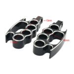 Black CNC Machined Footpegs for Harley-Davidson Motorcycles - Image 5