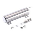 Polished Stainless Steel 20-24-32-50OZ Radiator Coolant Overflow Puke Tank Can - Image 9