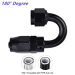 2PCS AN4/AN6/AN8/AN10/AN12 PTFE Hose End Fitting Adapter for PTFE Hose Line Only - Image 6