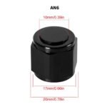 2PCS 4/6/8/10/12 AN Female Flare Fitting Cap Block Off Nut Aluminum For Fuel Systems - Image 6