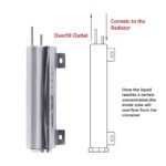 Polished Stainless Steel 20-24-32-50OZ Radiator Coolant Overflow Puke Tank Can - Image 5